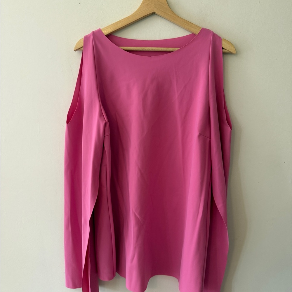 Chiara Boni Fuchsia Women's cape effect Blouse - Picture 2 of 11